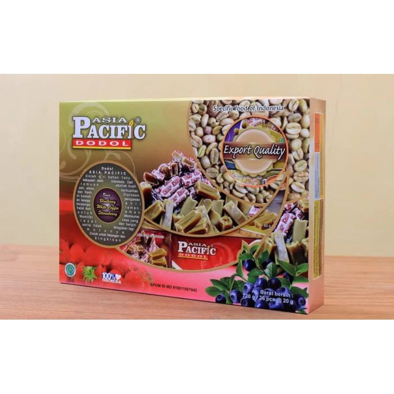 

Dodol Asia Pacific Aneka Rasa Strawberry, Blueberry, White Coffee