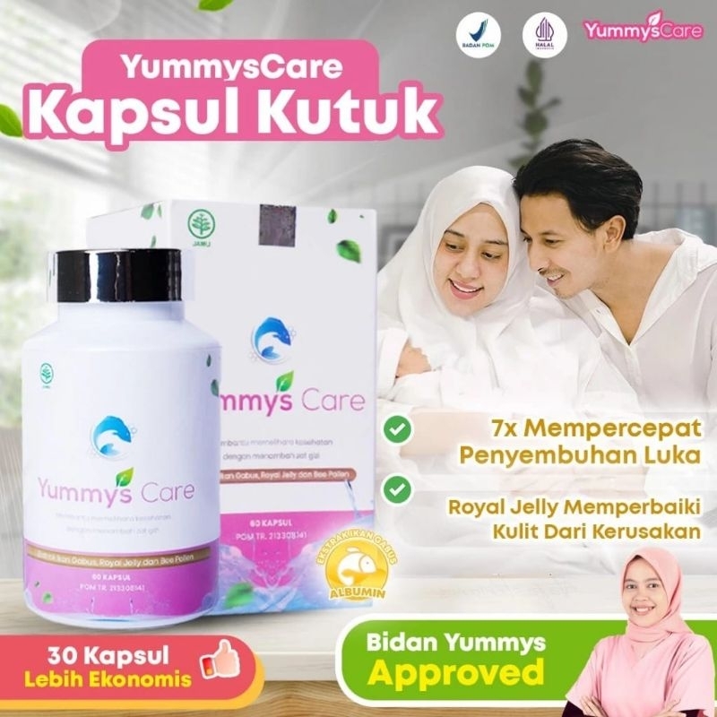 Yummys Care Kapsul Pengering Luka Operasi YummysCare Ekstrak Ikan Gabus