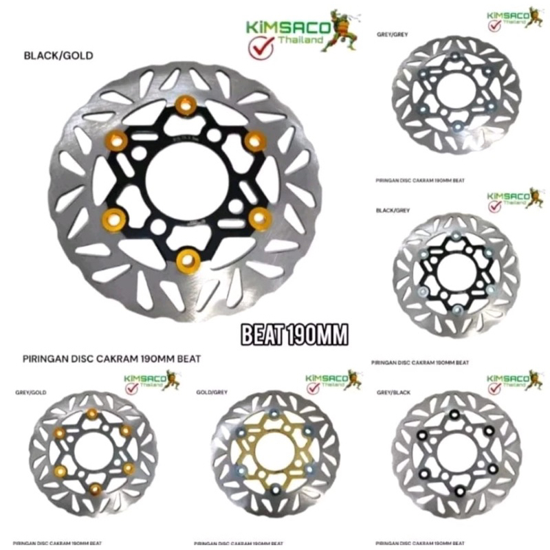 disk brake model psm piringan cakram disk depan standar 190mm beat motor