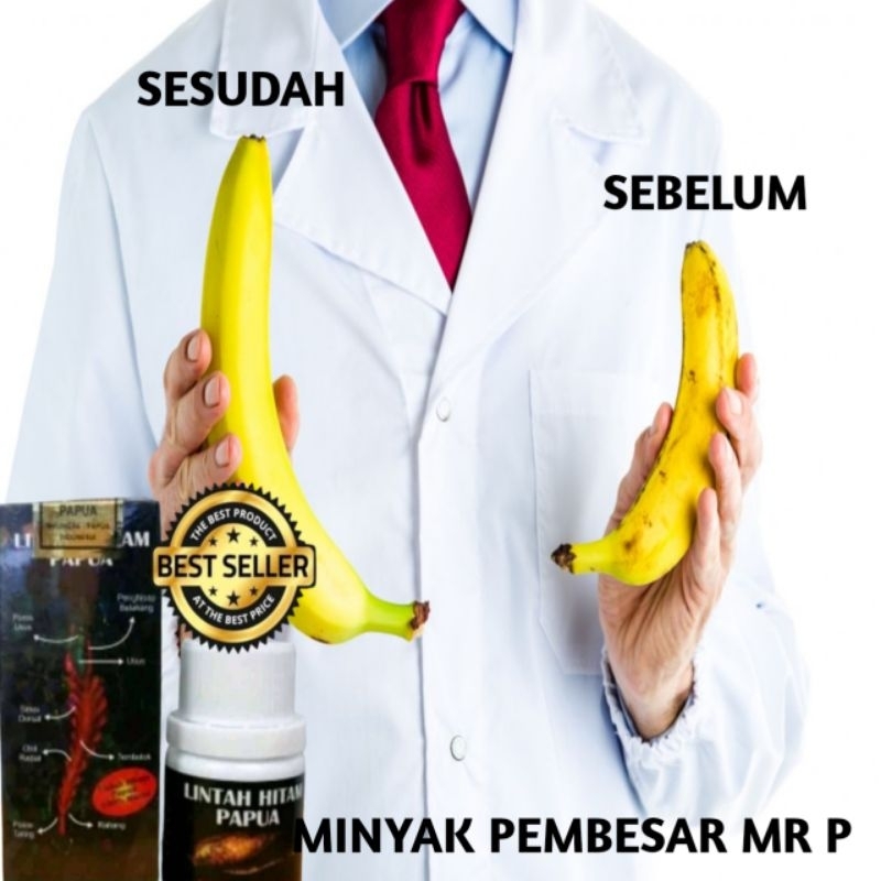 MINYAK OLES TUBUH PEMBESAR MR P LINTAH HITAM KUAT TAHAN LAMA