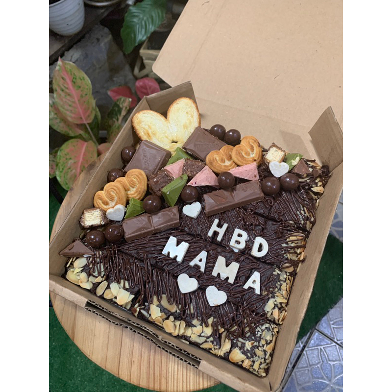 

✨Fudgy Brownies 20 x 10 cm 20 x 20 cm [bisa request tulisan]