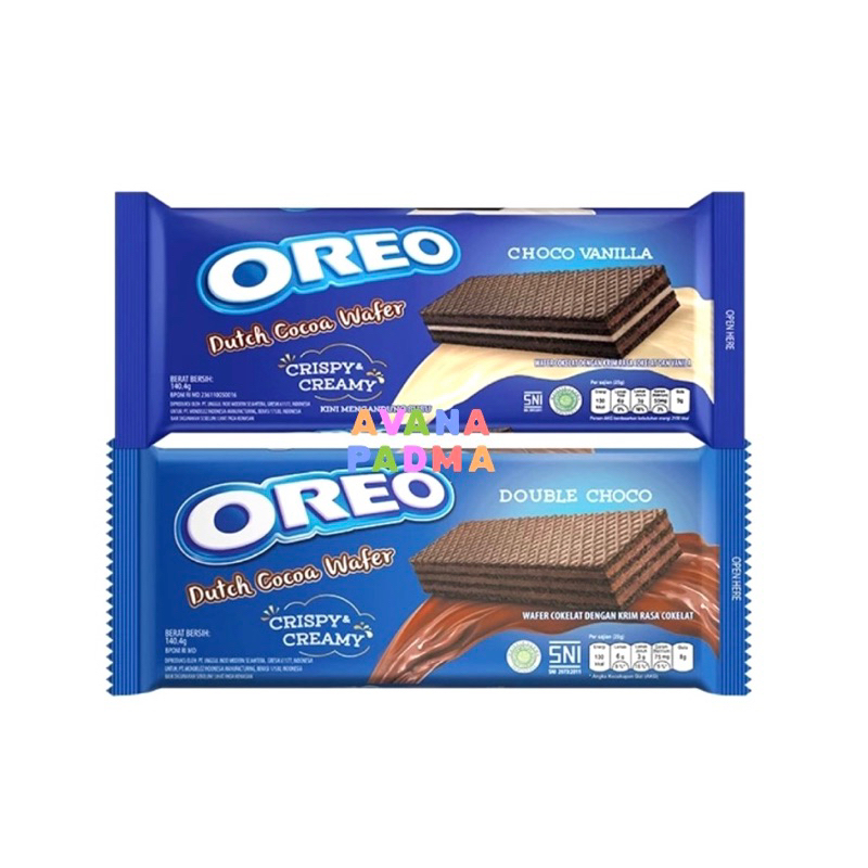 

Oreo Dutch Cocoa Wafer (2 Varian Rasa) (117g)