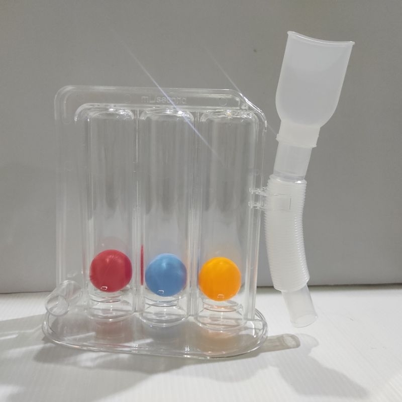 Spirometer 3 balls/ spirometri 3 bola/ alat latihan pernapasan