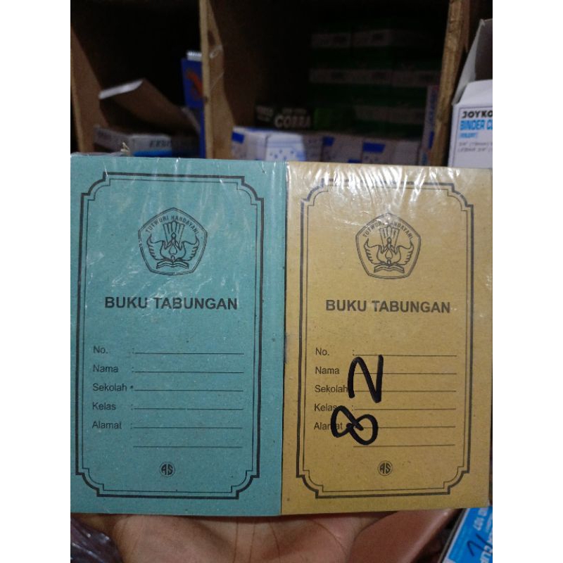 

BUKU TABUNGAN ISI 100 PCS