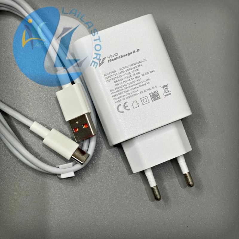 Charger Vivo X30 SERIES FLASH CHARGER VIVO X50 X50 Pro X60 X60 Pro Type C 33W Flash Charge 2.0