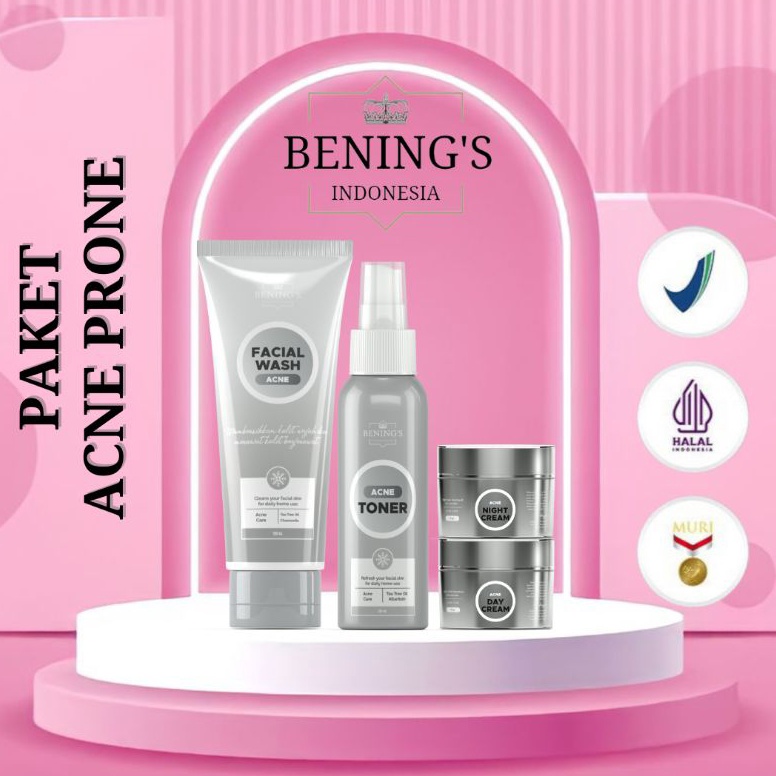 HEMAT PROMO✅ BENING SKINCARE DOCTOR OKY PRATAMA ACNE JERAWAT | BENING CLINIC | BENING SKINCARE DR OK