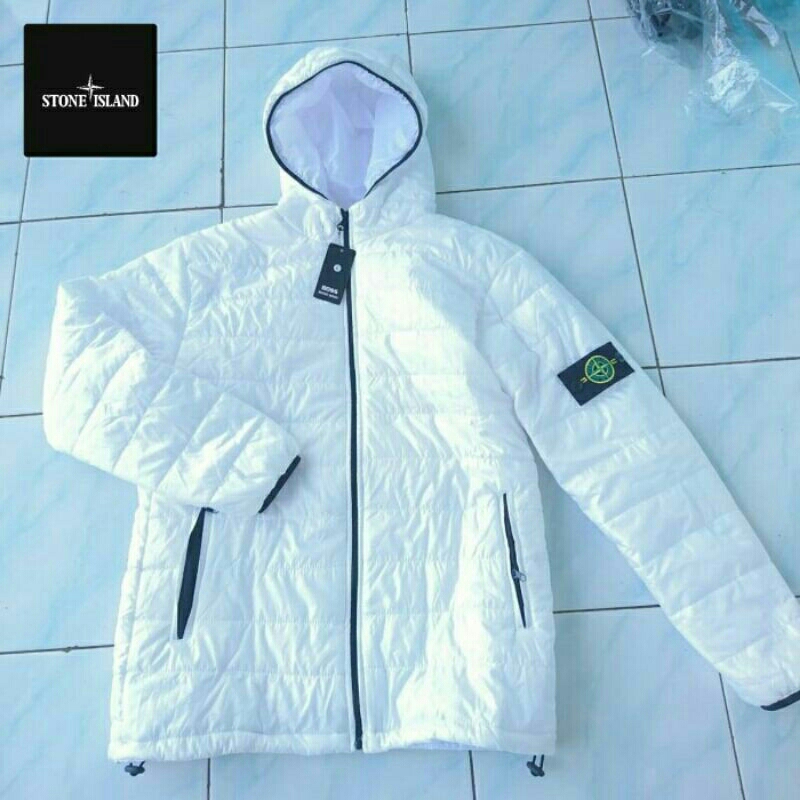jaket gelembung stone island