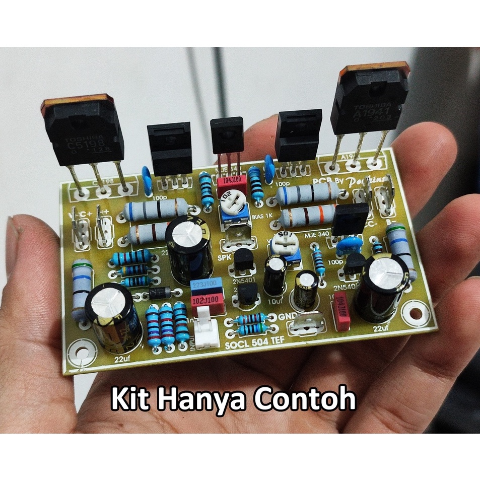 PCB socl 504 tef bias servo fiber fr4