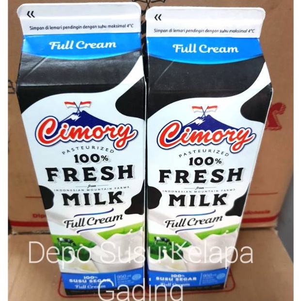 

✾SUPER DISKON♥ Susu Cimory Plain FULL CREAM 1 Liter Fresh Milk | Freshmilk Chimory