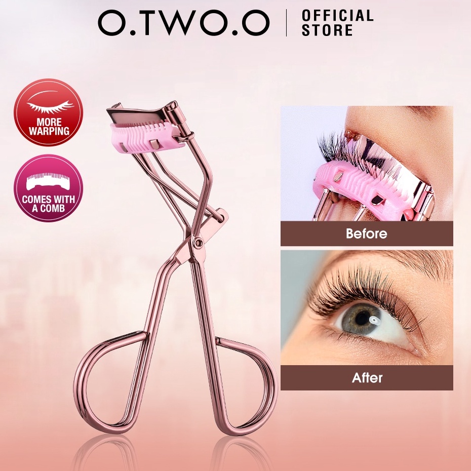 O.TWO.O Comb Eyelash Curler Warping Fits All Eye Shapes Eyelashes More Curling Eye Makeup Tools