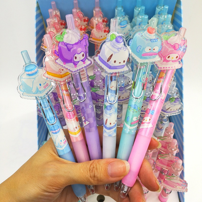 

PULPEN GEL SANRIO MERMAID & CAKE SERIES MODEL MIKA TINTA HITAM KARAKTER CINNAMOROL 0.5MM TINTA HITAM ALAT TULIS PERLENGKAPAN SEKOLAH ANAK STATIONARY STATIONERY vincess