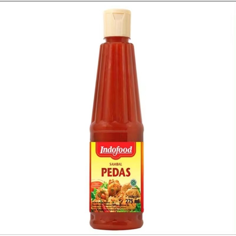 

Indofood Saos Sambal Pedas / Extra pedas / Pedas Dahsyat 275 mL