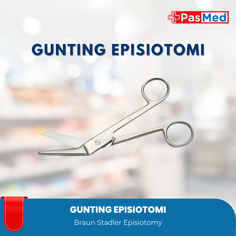 

PASMED | Gunting Episiotomy / Braun Stadler Episiotomy Scissor 14 cm l PASMED