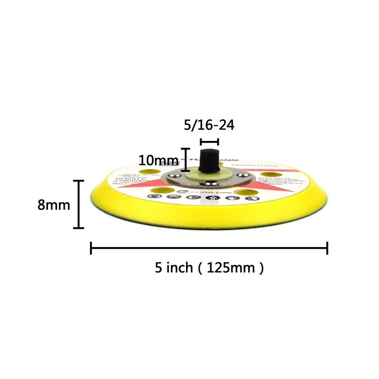 Sanding Pad Orbital Angin 5 inch - Air Orbital Sander pad
