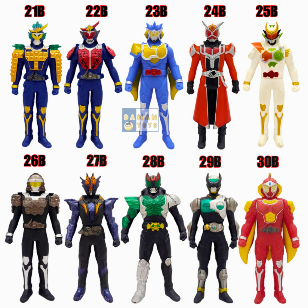 URBANZENT - Kamen Rider Action Figure Vinyl Sofubi Saber Brave Zero one zi-o