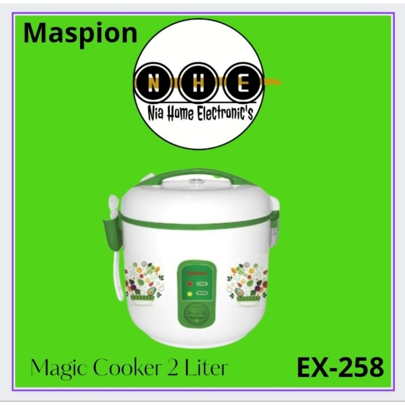 Maspion EX-258 Rice Cooker 2 Liter 3 in 1 Magic Cooker EX258