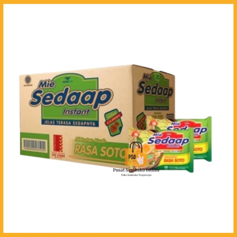 

Mie Sedaap Soto Mie Instan Kuah (1 Dus / 40 Bungkus)