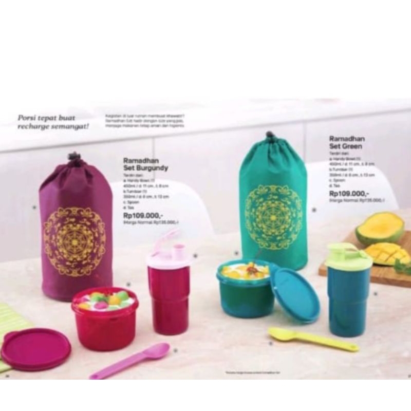 Tupperware Ramadhan Set