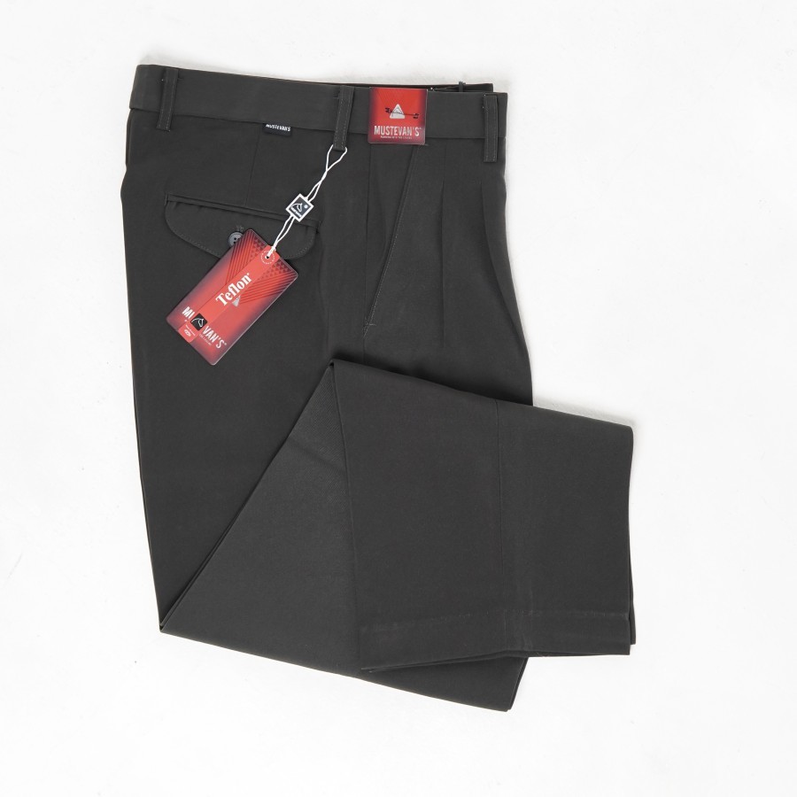 MUSTEVANS CELANA PANJANG FORMAL SUPER BIG SIZE REMPEL/PLOY ABU PRIA