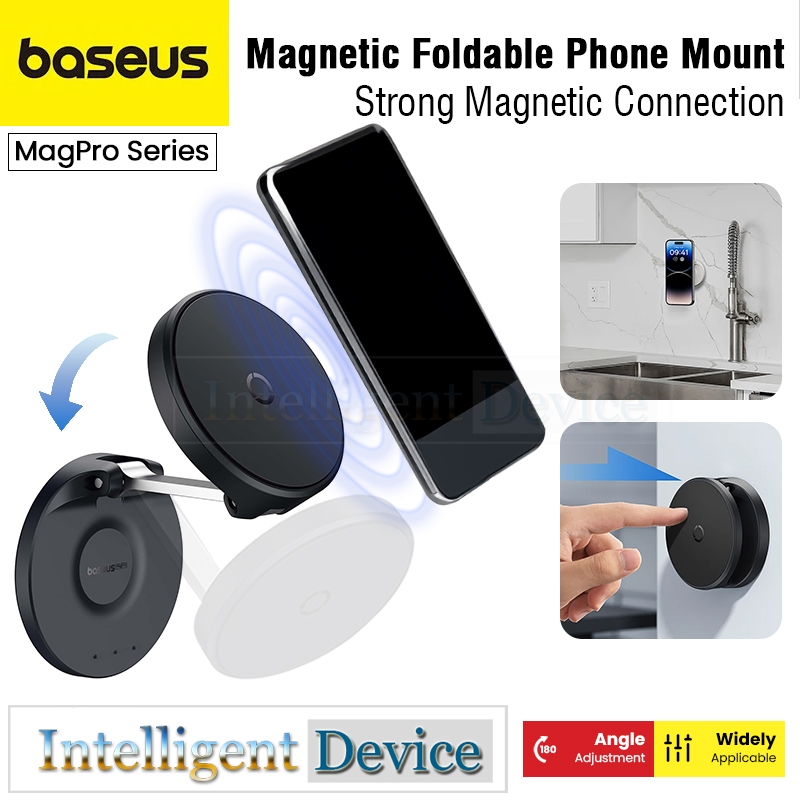 Baseus MagPro Magnetic Foldable Phone Mount Holder Iphone HP Magnet