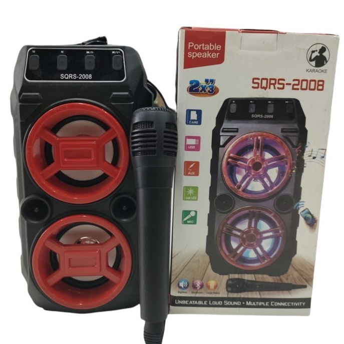 SPEAKER SQRS BT + MIC PORTABLE