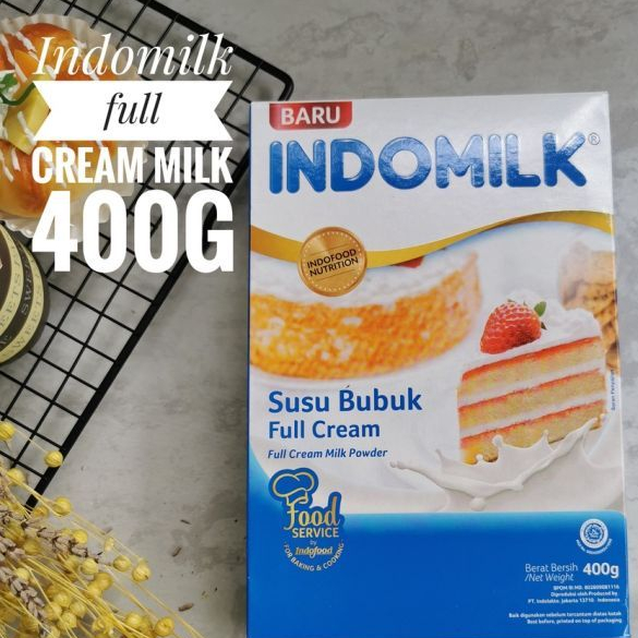 

INDOMILK SUSU BUBUK FULL CREAM 400 GRAM