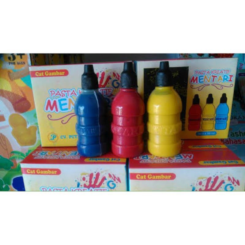 Pasta Kreatif Mentari Anak Anak Cat Air Finger Painting