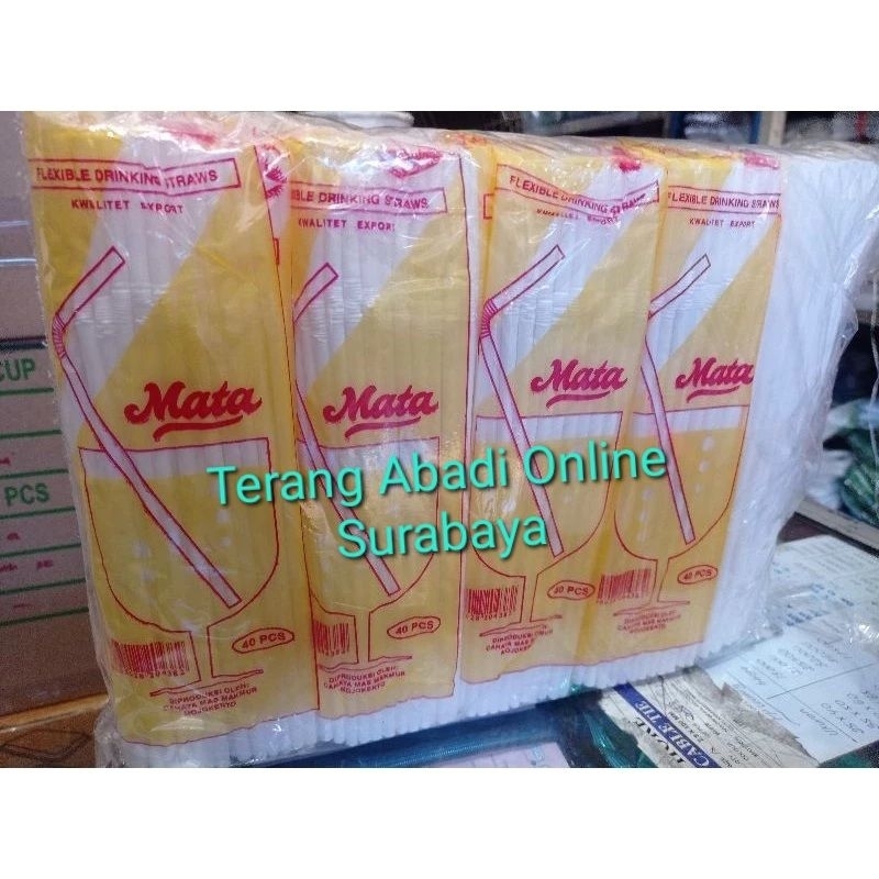 (25pak)Sedotan Mata/Sedotan Bengkok/Sedotan Polos/Sedotan Es/Sedotan Plastik