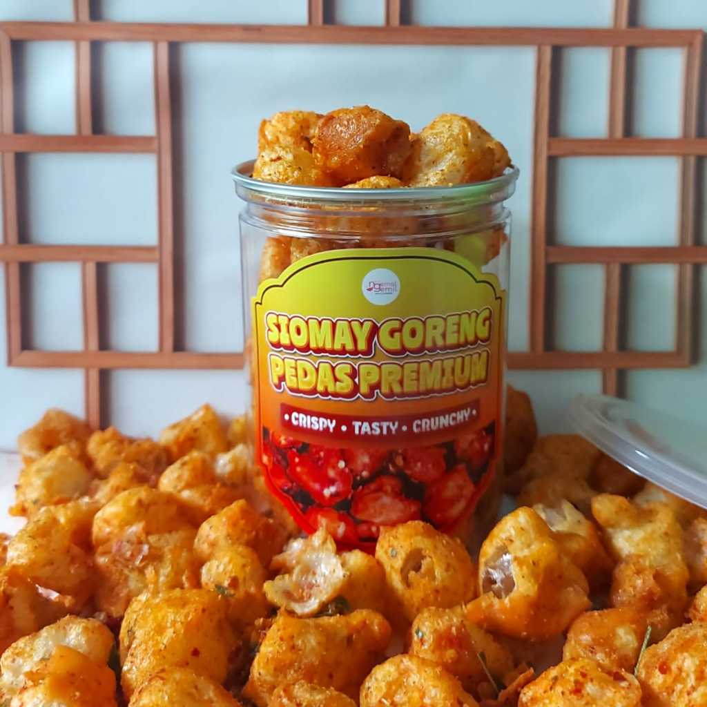 

Siomay Goreng Kering Pedas Daun Jeruk Kriuk