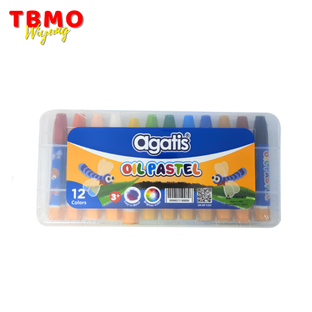 

Crayon Oil Pastel Agatis Eco 12 Warna Hexagonal Shape