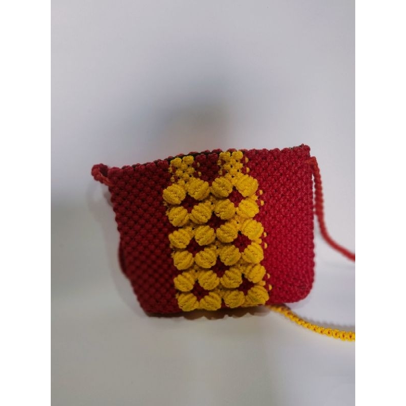 Tas rajut tangan khas banjarbaru kalimantan selatan tipe 7