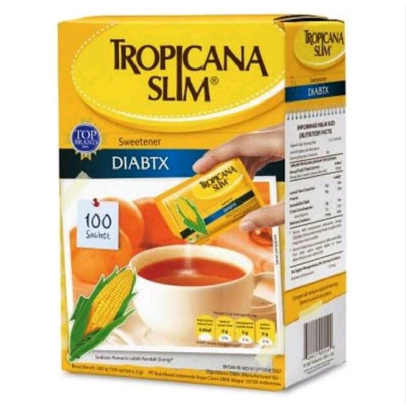 

TROPICANASLIM SWEETENER DIABTX ISI 100 SACHET