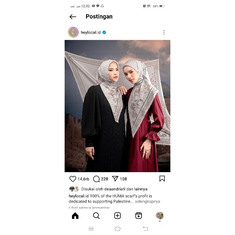 Huma scarf by heylocal