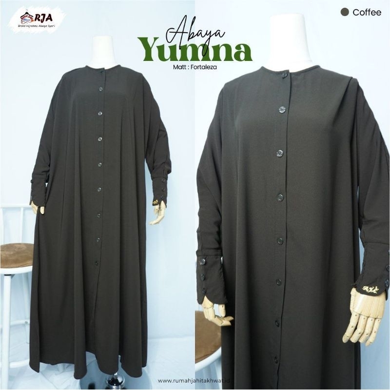 Abaya Fortaleza- Gamis Syar'i- Baju Hitam - Baju Xanadu - Abaya hitam - Jubah yumna