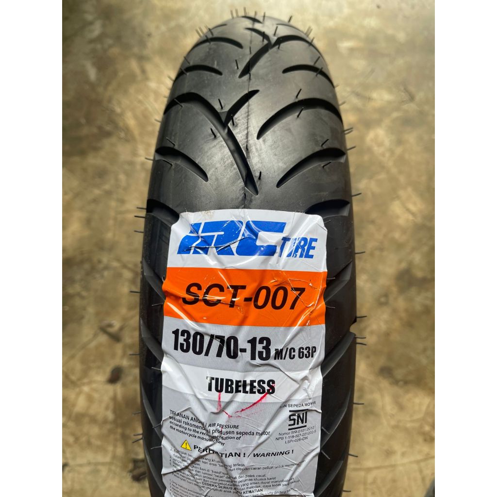 BAN TUBELESS BELAKANG NMAX PCX 160 MERK IRC 130/70-13 ORI NEW PRODUKSI terbaru 2026 type SCT-007