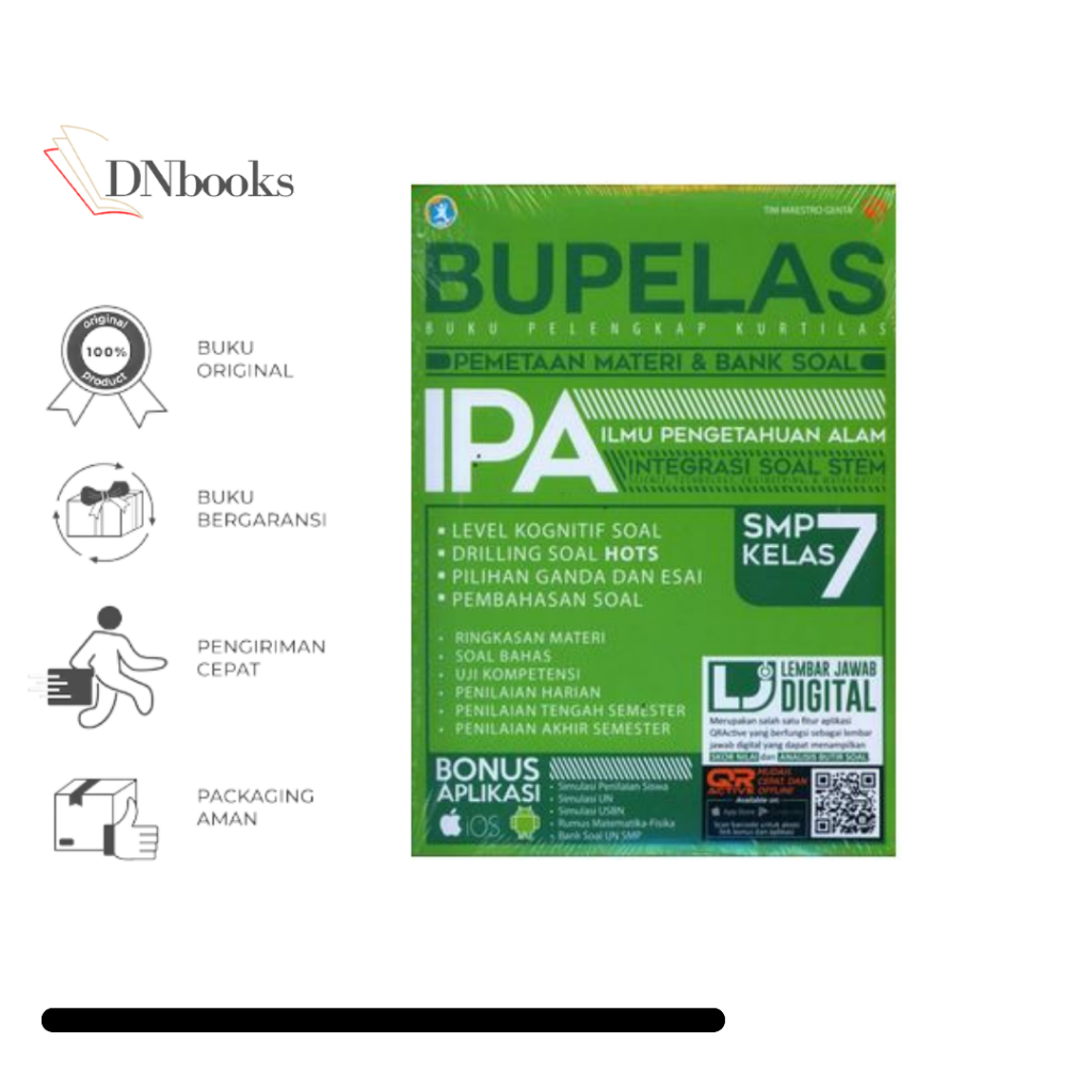 BUKU PELAJARAN SMP - BUPELAS PEMETAAN MATERI & BANK SOAL IPA SMP KELAS 7