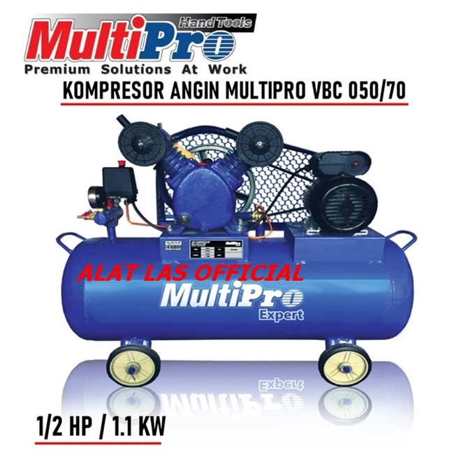Kompresor Angin Multipro VBC 050/70 Mesin Kompresor Angin 1/2 HP VBC