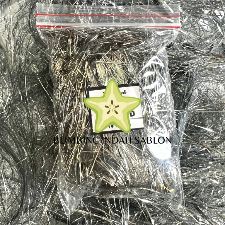 Jual Carbon Forged Warna Silver Perak Campuran PER BUNGKUS 10 GRAM Serat Fiber Premium Cacahan Cacah