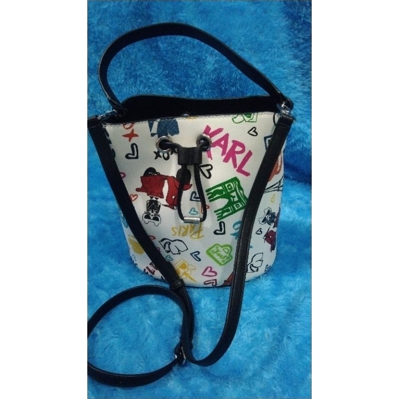 tas wanita bucket kRL Lagerfeld original