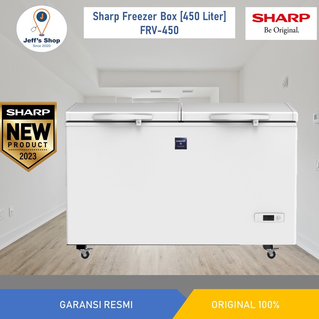 Sharp Chest Freezer / Freezer Box [450 Liter] FRV 450