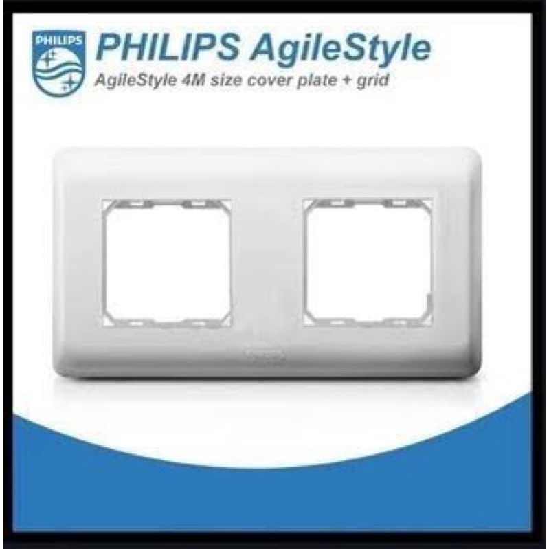 Cover Plate Philips AgileStyle (4M size) / Cover Saklar dan Stop Kontak