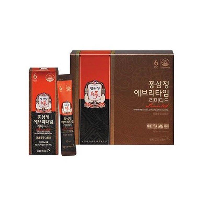 

Cheongkwanjang Korean Red Ginseng Extract Everytime Limited 10ml x 30 sachets