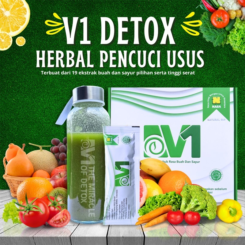 V1 Detox | Herbal Pencuci Usus Kotor | Detox Usus Kotor | Obat Detox Usus Kotor | Cuci Usus