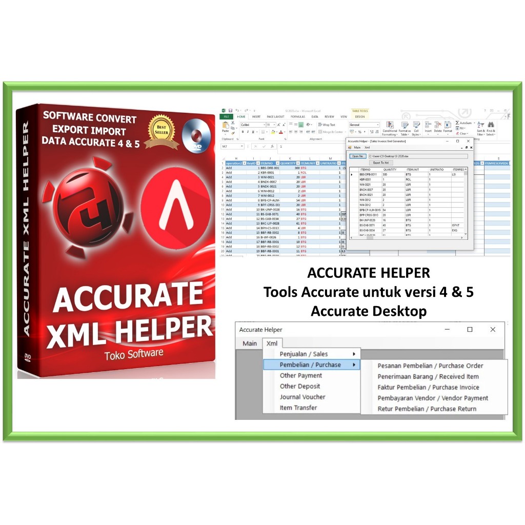 Accurate Helper untuk accurate 4 dan 5 desktop