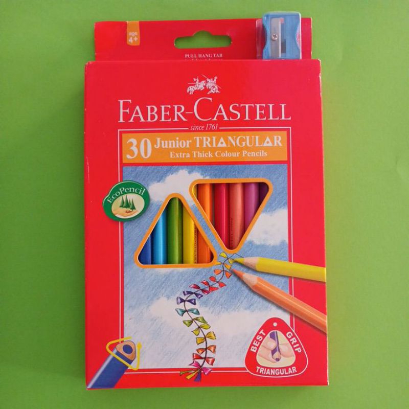 

Pensil Warna Segitiga Junior Triangular Colour Faber Castell 30 warna