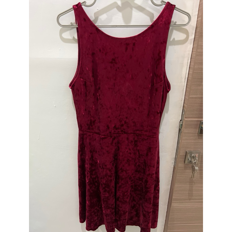 dress wanita sexy bludru