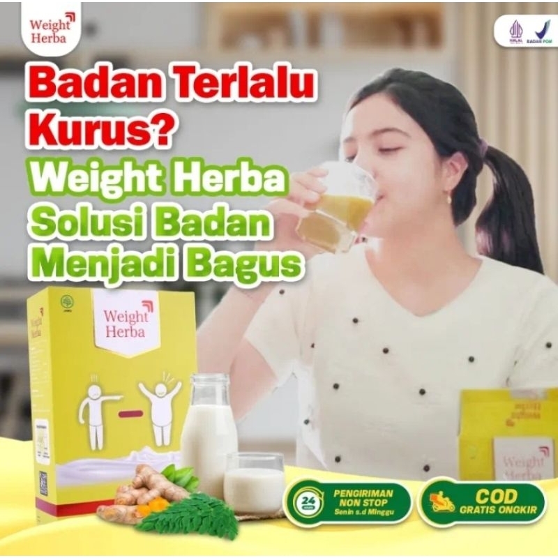 

[Original] WEIGHT HERBA - Susu Penggemuk Badan