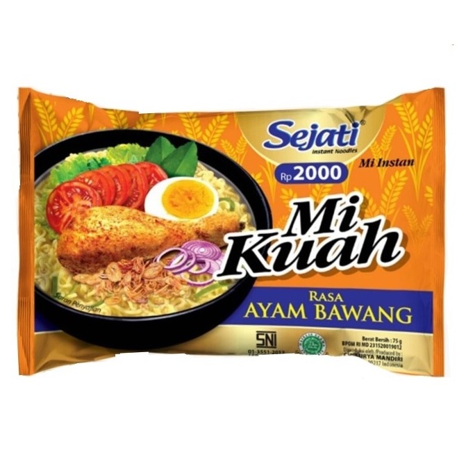 

Sejati Mi Kuah Ayam Bawang 75gr