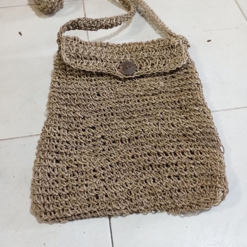 Tas Selempang Kulit Kayu Noken Papua