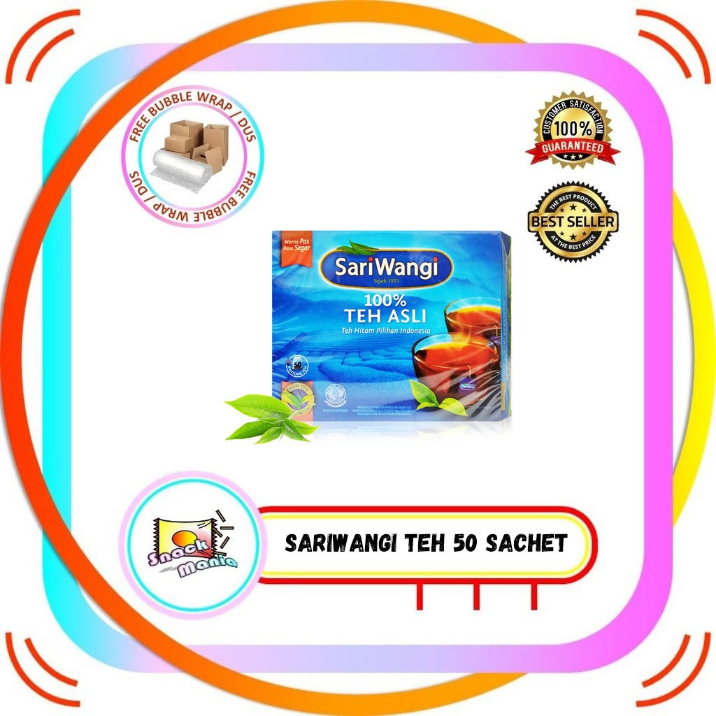 

SariWangi tb Teh Celup Hitam Asli ~ 50 Sachets